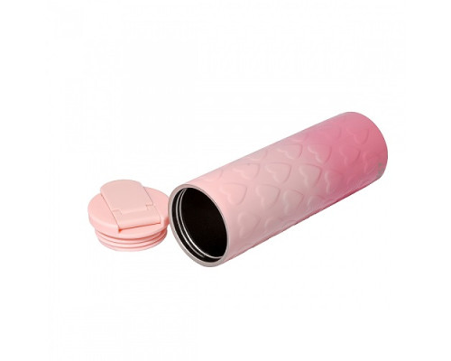 Cupa Termo "Pink Heart", 420ml YES 707336 Cupa Termo "Pink Heart", 420ml YES 707336