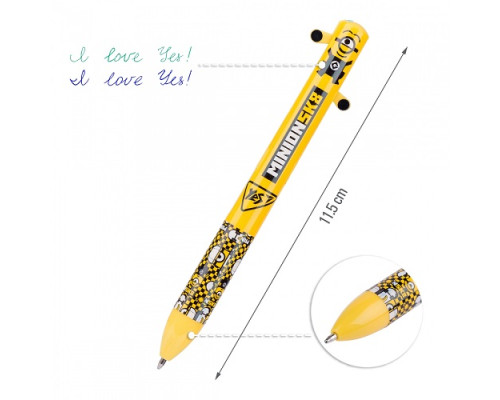 Pix cu bila "Minion", 1,0mm, 2culori(albastru/verde) YES 412052 (24/120)