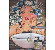 Mozaic cu diamante "Frumoasa", 30*40 fara rama SANTI 954044