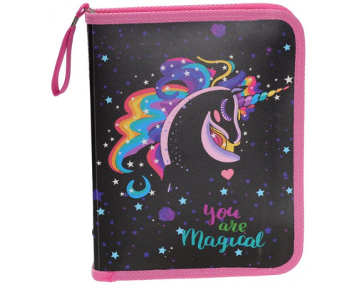 Папка для тетрадей на молнии "Unicorn" 30*190*250 мм, PP, 5628C CLASS Папка для тетрадей на молнии "Unicorn" 30*190*250 мм, PP, 5628C CLASS
