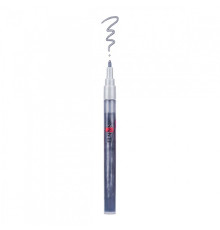 Marker bicolor 0,8 mm, argint/negru SANTI 390591 (10/180)