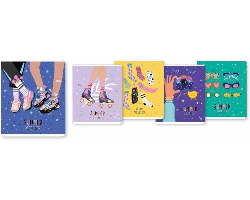 Tетрадь 24л. линия, Genius+гологр. тиснен. "Summer stories" 024-2889L (25/200) Tетрадь 24л. линия, Genius+гологр. тиснен. "Summer stories" 024-2889L (25/200)