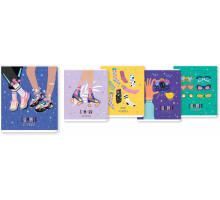 Caiet 24 file linie, Genius+folie holograf. "Summer stories" 024-2889L (25/200)