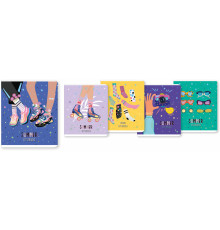 Caiet 24 file linie, Genius+folie holograf. "Summer stories" 024-2889L (25/200)