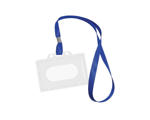 Ecuson 55x90mm orizontal, cu panglică albastră 42cm FOROFIS 91639 (50/500)