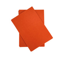 Fetru dur, 20*30 cm, 20 coli, 1 mm, orange 7725 (100)