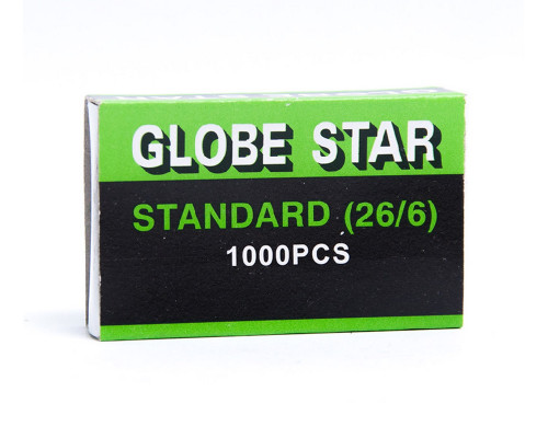 66107 Скобы для степлера N26/6 (12) Globe Star