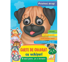 Carte de colorat cu ochisori. Prieteni dragi. +9 masti N*2373