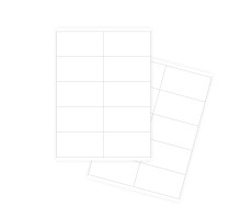 Самоклеящиеся белые этикетки A4 105x57mm (1/10) 100лист. FOROFIS 91505(10)