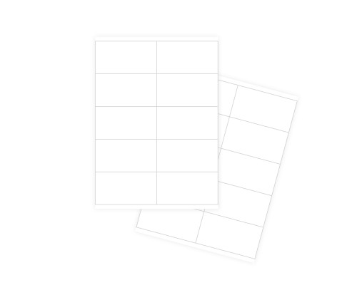 Самоклеящиеся белые этикетки A4 105x57mm (1/10) 100лист. FOROFIS 91505(10)