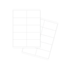 Самоклеящиеся белые этикетки A4 105x57mm (1/10) 100лист. FOROFIS 91505(10)