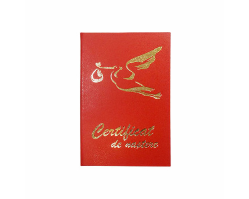 Coperta pentru acte "Certificat de nastere" rosu CC* Coperta pentru acte "Certificat de nastere" rosu CC*