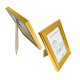 Rama foto A6 10*15 cu suport aur cu ornament 25-01-04 CM*0290