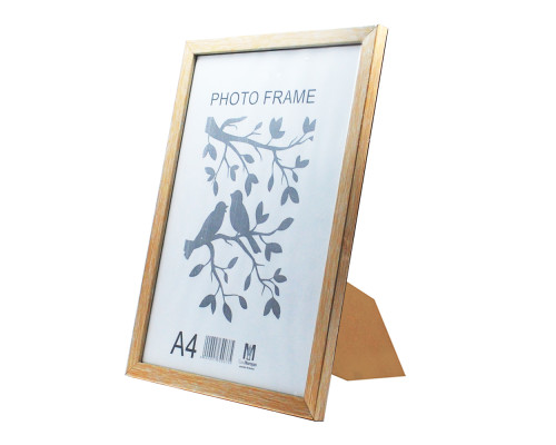 Rama foto A4 cu suport lemn deschis 15-02-01 CM*0375