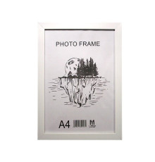 Rama foto A4 st. cu suport alba 20-02-03b CM*0474