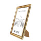 Rama foto A4 cu suport aur deschis cu ornament 25-01-03 CM*0511