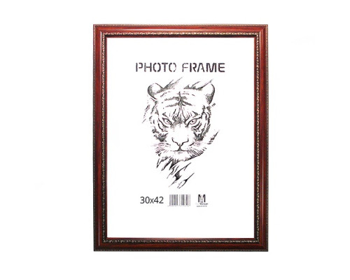 Фоторамка A3 коричневая с золотым орнаментом 29-01-02 CM*0719