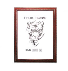 Rama foto A3 cafeniu cu ornament auriu 29-01-02 CM*0719