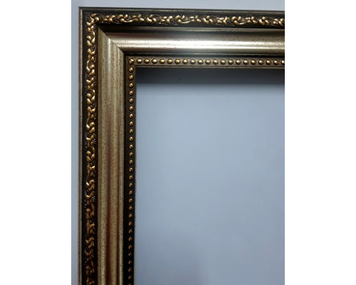 Rama foto A5 15*20 cu suport aur deschis cu ornament 25-01-03 CM*0870