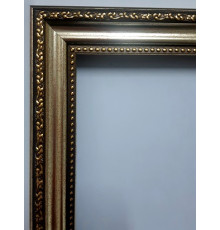 Rama foto A5 15*20 cu suport aur deschis cu ornament 25-01-03 CM*0870