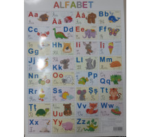 Poster Alfabet (p/u decupare) 69*48cm 111073 C*0104 (100)