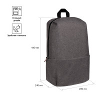 Rucsac 1sectii 44*28*14сm, ArtSpace Urban "Type-3" Uni_17699