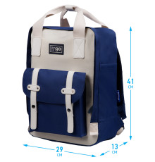 Rucsac 1sectii 41*29*13сm, Berlingo Casual "Classic" RU06972