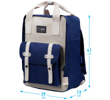 Рюкзак 1отд.41*29*13см, Berlingo Casual "Classic" RU06972