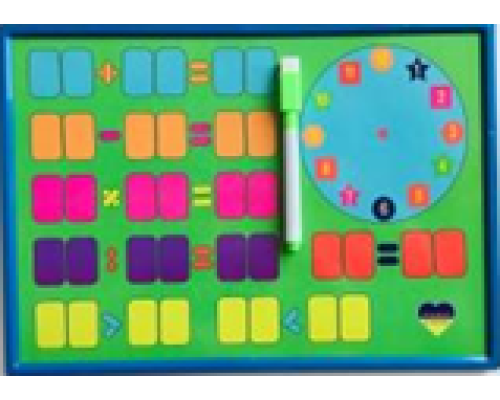 Tabla magnetica (308*207) ceas+marker (dubla) (28)