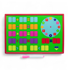 Tabla magnetica (308*207) ceas+marker (dubla) (28)
