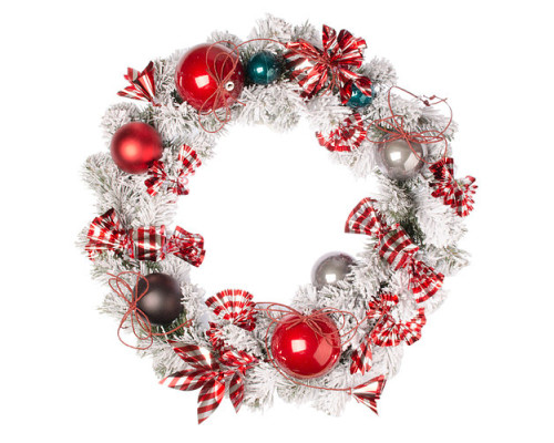 Венок "Конфетти" d- 35см. с декором 904389