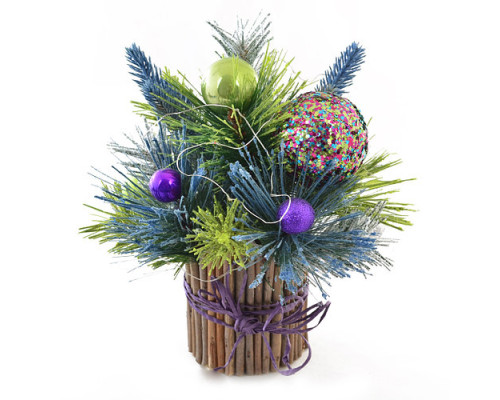 Композиция новогодняя "Конфетти" d-30см 904220