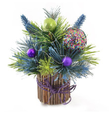 Композиция новогодняя "Конфетти" d-30см 904220