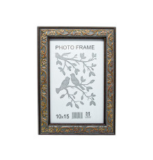 Rama foto A6 cu suport gri inchis cu ornament bronz R388 A*938 CM*1389