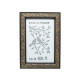 Rama foto A6 cu suport gri inchis cu ornament bronz R388 A*938 CM*1389