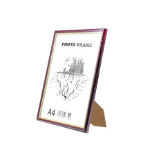 Фоторамка A4 c ножкой-подставкой коричневая с золотом 15-01-03 CM*8405