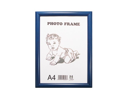 Rama foto A4 st. cu suport albastru 20-01-06 CM*8467