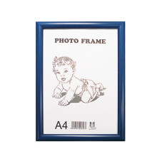 Фоторамка A4 ст.c ножкой-подставкой синяя 20-01-06 CM*8467
