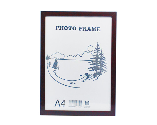 Rama foto A4 st. cu suport cafeniu 15-02-03 CM*8535