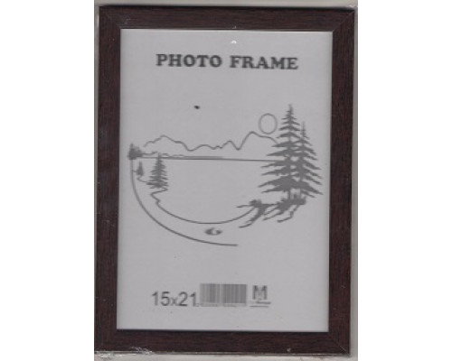 Фоторамка A5 15*21 c ножкой-подставкой коричневая 15-02-03 CM*9211