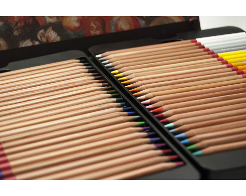 Карандаши 48 цв., (кедр) в метал. пенале, Marco FineArt-48TN(4/16)