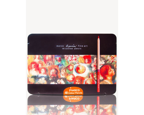 Сreioane 48 cul., cut. metal, Marco, FineArt-48TN(4/16)