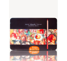 Карандаши 48 цв., (кедр) в метал. пенале, Marco FineArt-48TN(4/16)