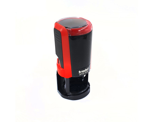 Stampila autotusanta, rotunda R30, Trodat Printy 4630, albastra, asorti