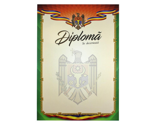Diploma А4 cu chenar verde U03 (100) Diploma А4 cu chenar verde U03 (100)