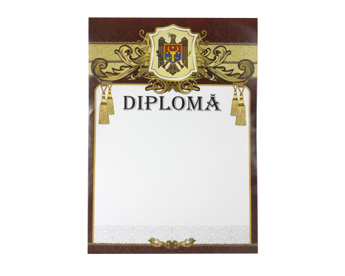 Diploma А4 cu chenar cafeniu U05 (100)