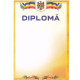 Diploma А4 cu chenar galben U07 (100)