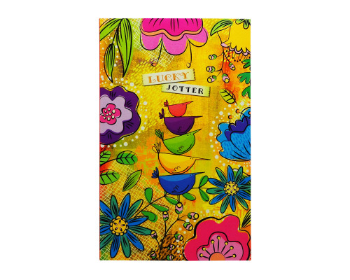 Блокнот B6 (125x200) 80л, клетка, интегр. картон, микрорельеф, FR*2075 (4/40)