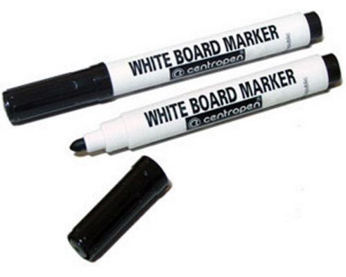 Marker albastru p/u whiteboard (teșit) Centropen 8569 (10)