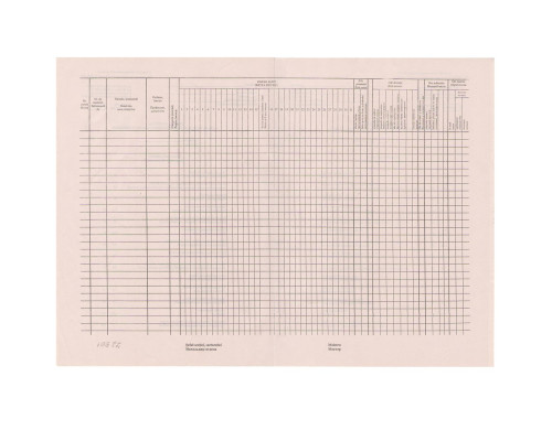 Tabela de pontaj, A3,ziar